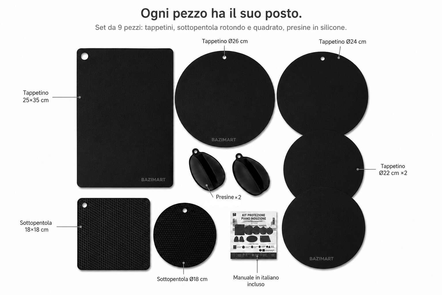 Sistema BAZIMART — 9 componenti