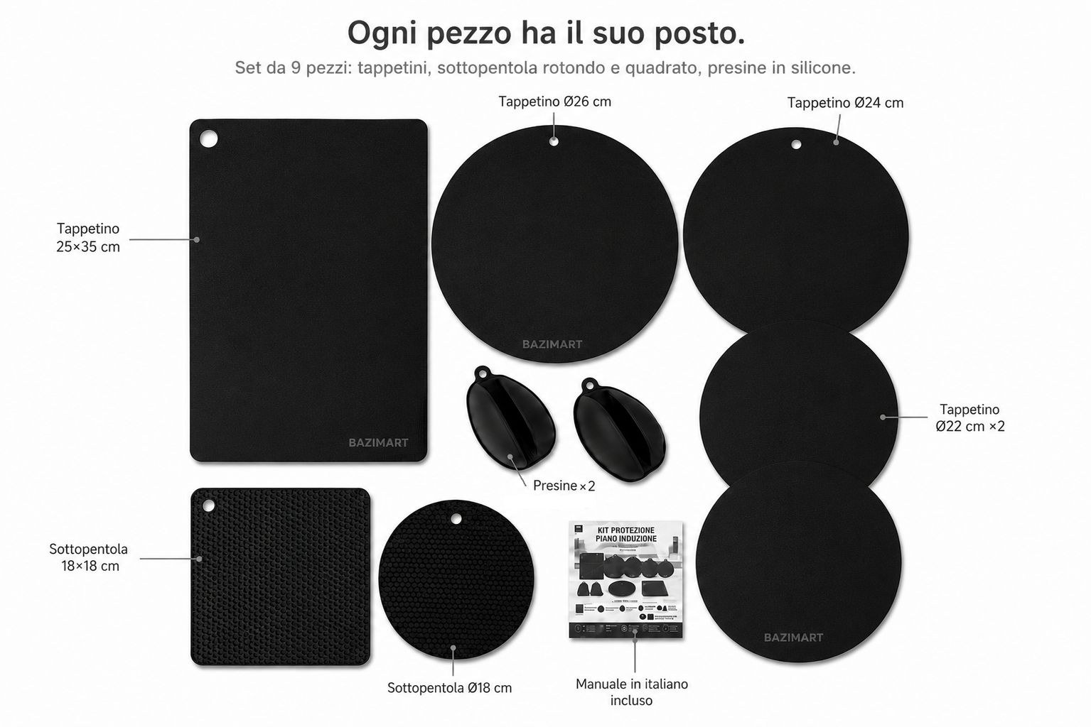 Sistema BAZIMART — 9 componenti