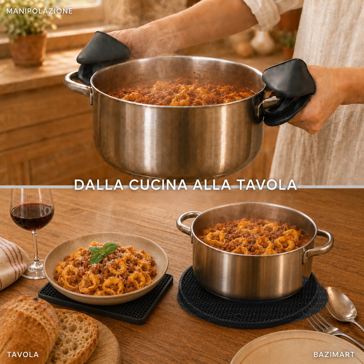 Kit BAZIMART — dalla cucina alla tavola