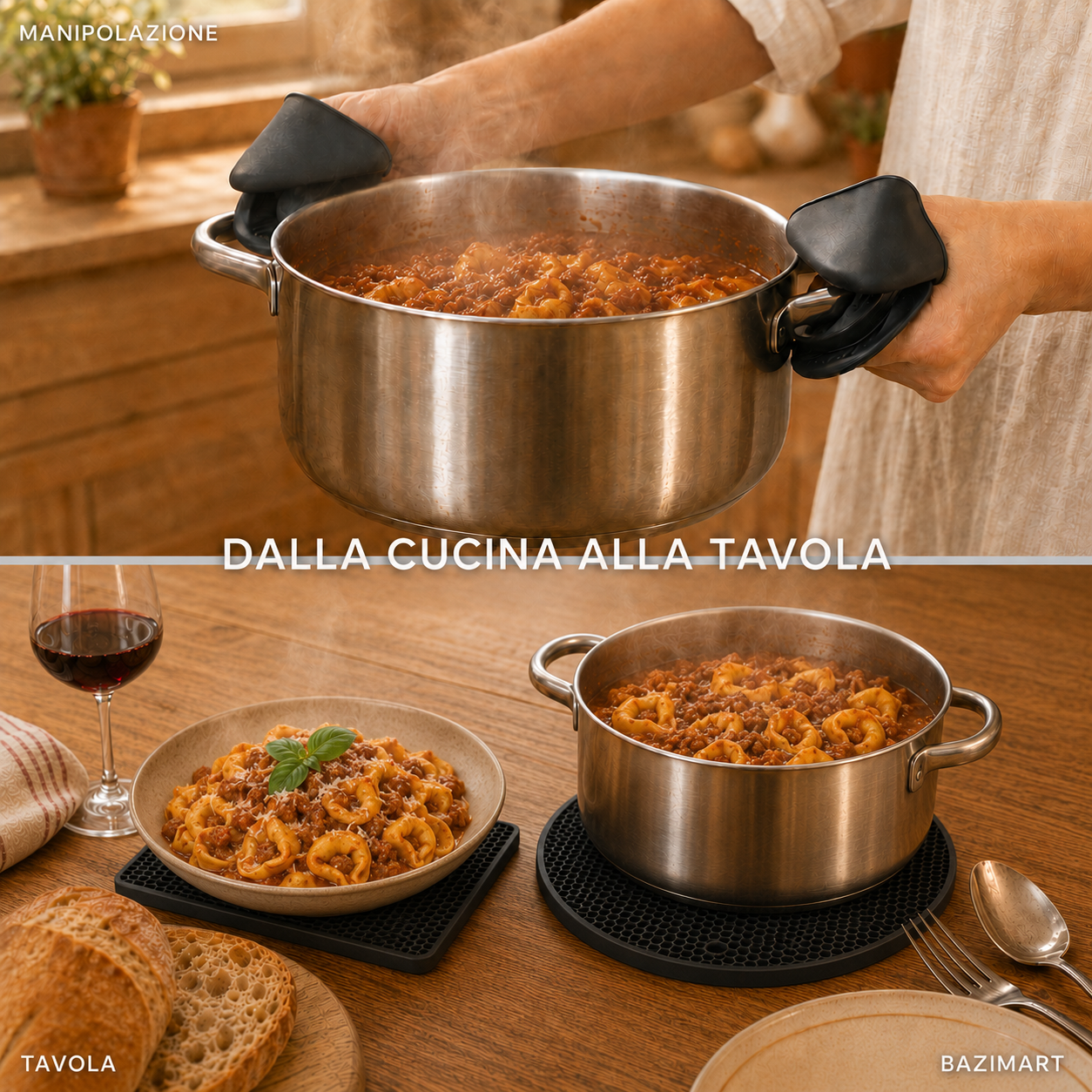 Kit BAZIMART — dalla cucina alla tavola